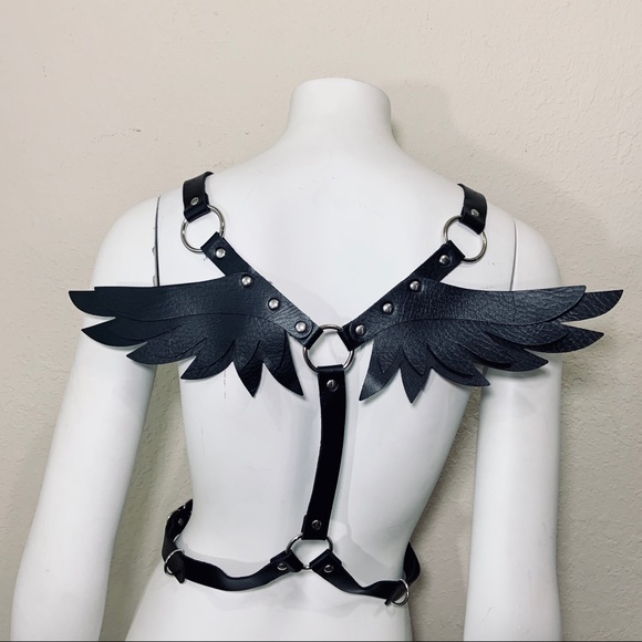 Black Harness O Ring Wings New main image 15